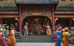 民间戏曲花亭会