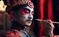 戏曲须生画妆视频，如何勾勒出经典舞台形象？