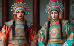 京剧两将军中两位将军角色的穿着有何不同特点及其文化内涵？