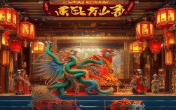 京剧龙凤对披图片有何象征意义？