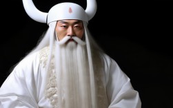 京剧白袍白盔白髯