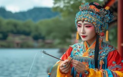 河南豫剧秦英钓鱼