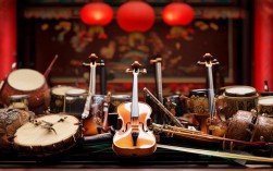 河南豫剧伴奏乐器图片中有哪些常见的代表性乐器类型？