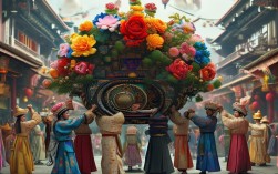 抬花轿选段如何演绎传统婚嫁的喜庆氛围？