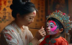 儿童京剧化妆妈妈网，家长如何安全给孩子化京剧妆？