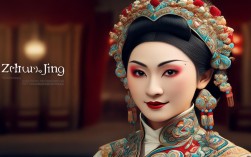 周婧京剧生活照