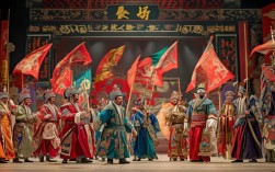 戏曲四杆旗斗具体指哪四杆？各有何舞台象征意义？