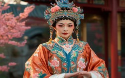戏曲清风亭老旦服装的形制、纹样及色彩有何文化象征？