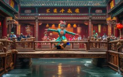 传统戏曲表演中过桥的动作技巧究竟有哪些具体表现？