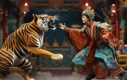 京剧版武松打虎如何以程式化演绎打虎惊险？
