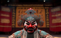 京剧满江红中岳飞脸谱的颜色与造型有何象征意义？