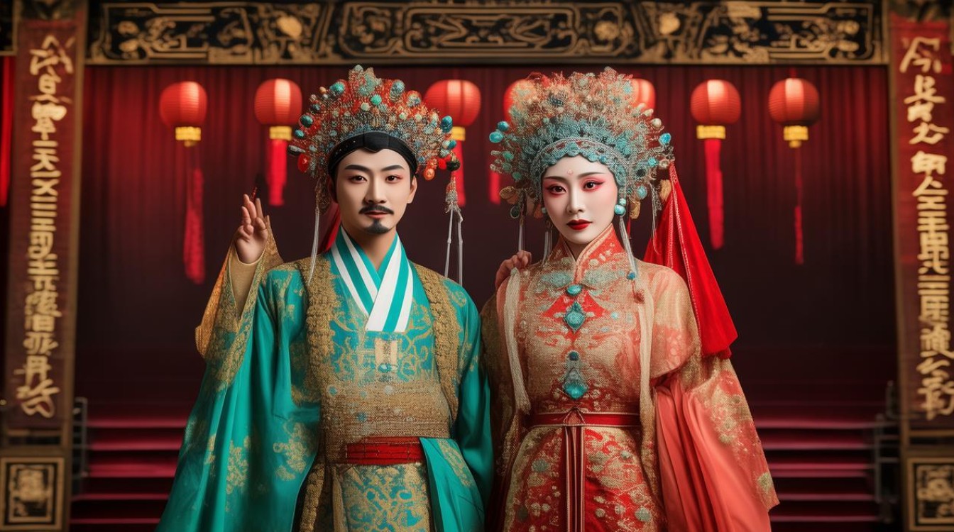 京剧名家王则昭夫妻