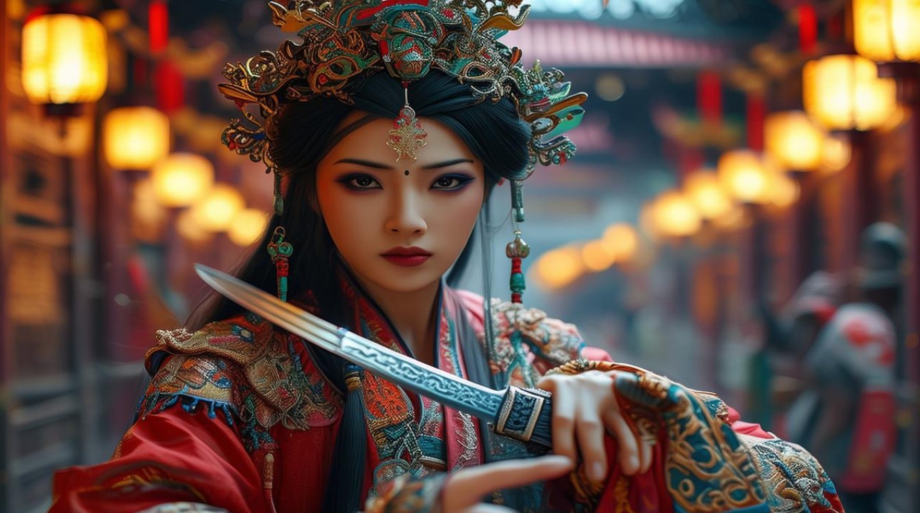 戏曲穆桂英手里拿的是