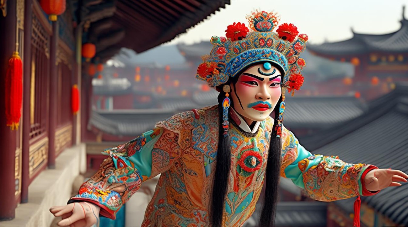 上天台京剧人物图片