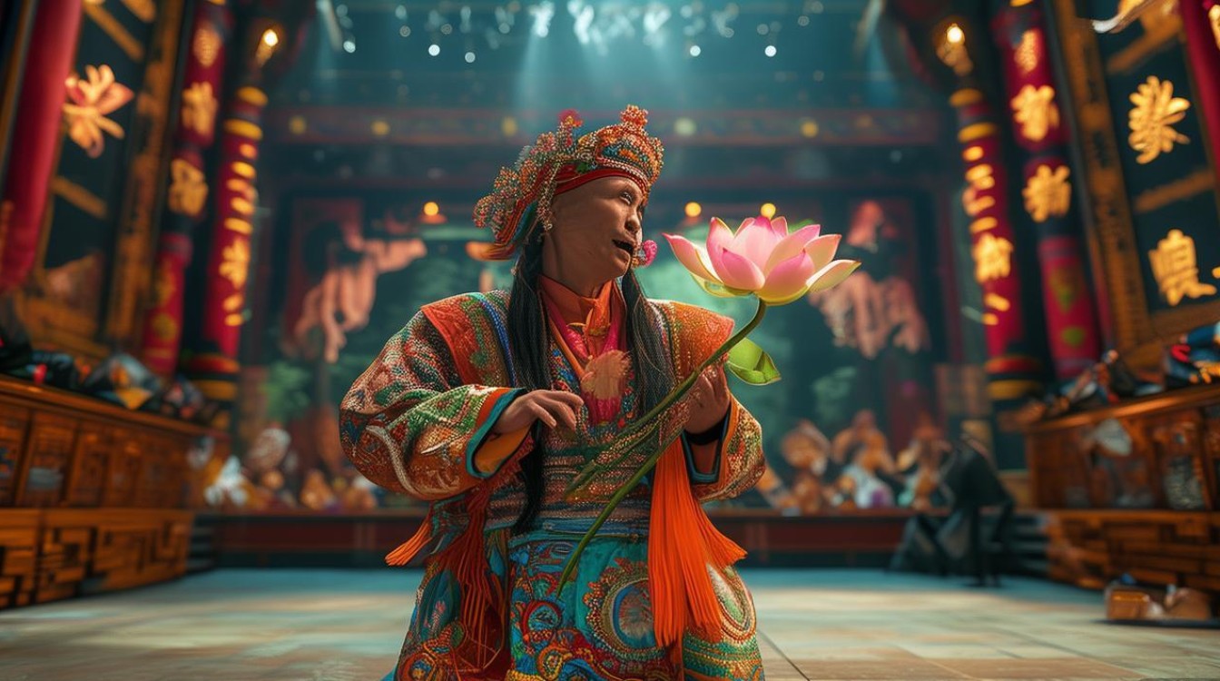 戏曲莲花落小化缘