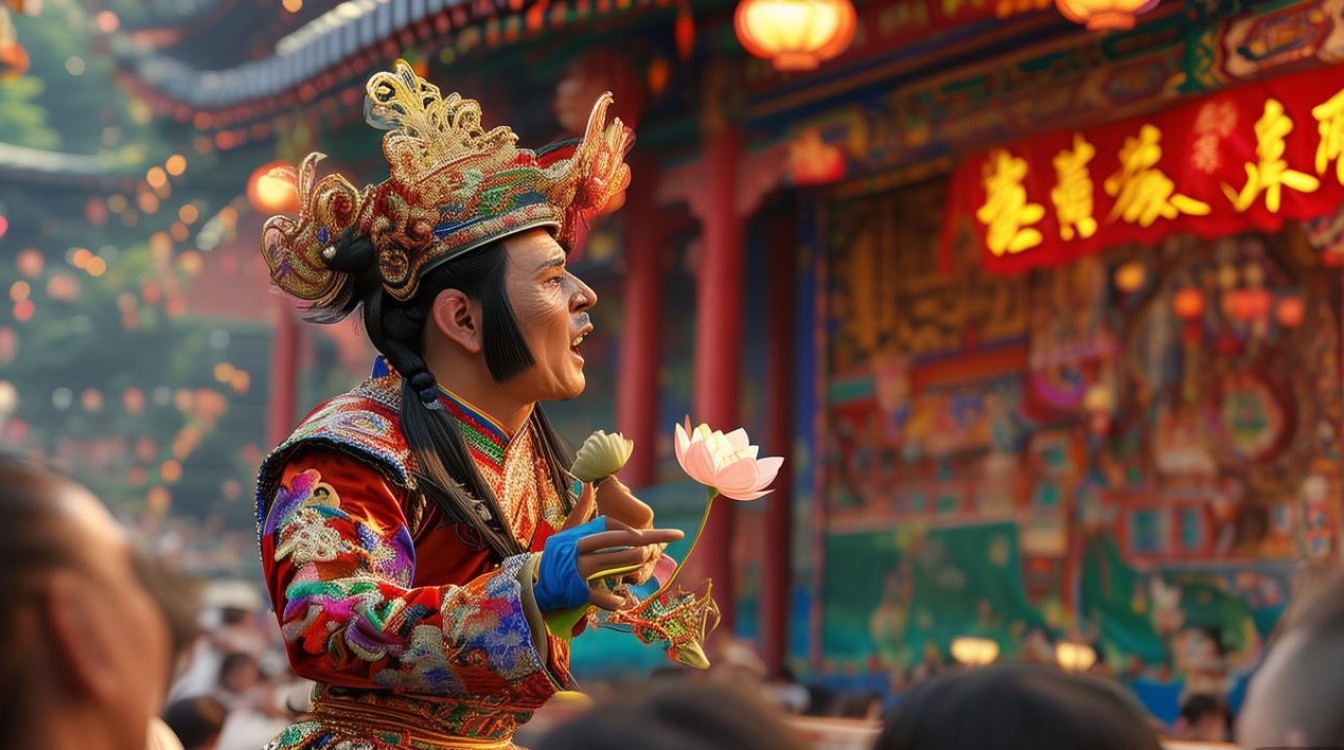 戏曲莲花落小化缘