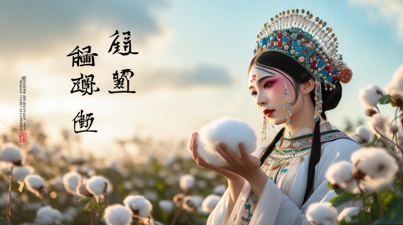 王梦婷京剧纺棉花