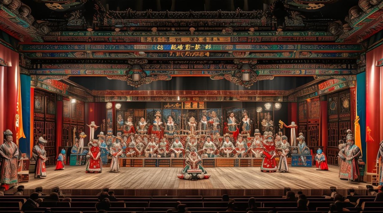 戏曲三堂会审全场