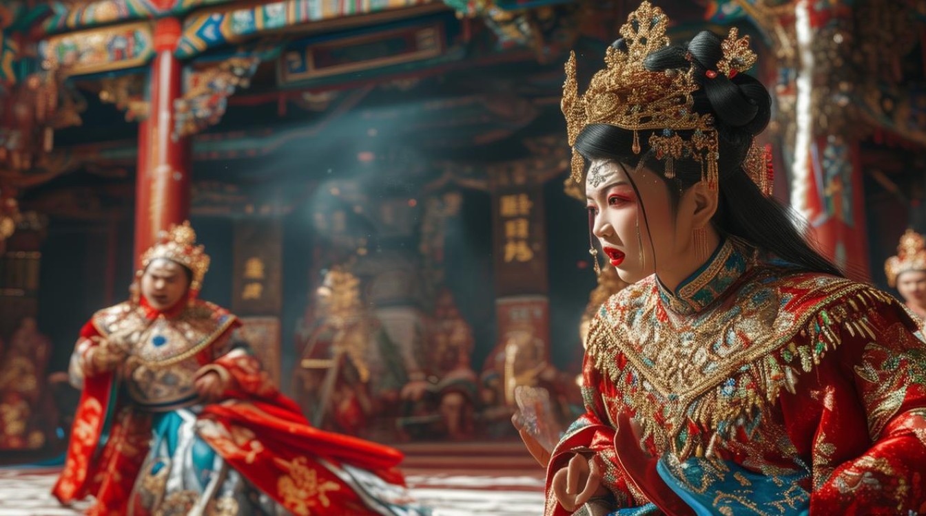 戏曲贺后骂殿全场
