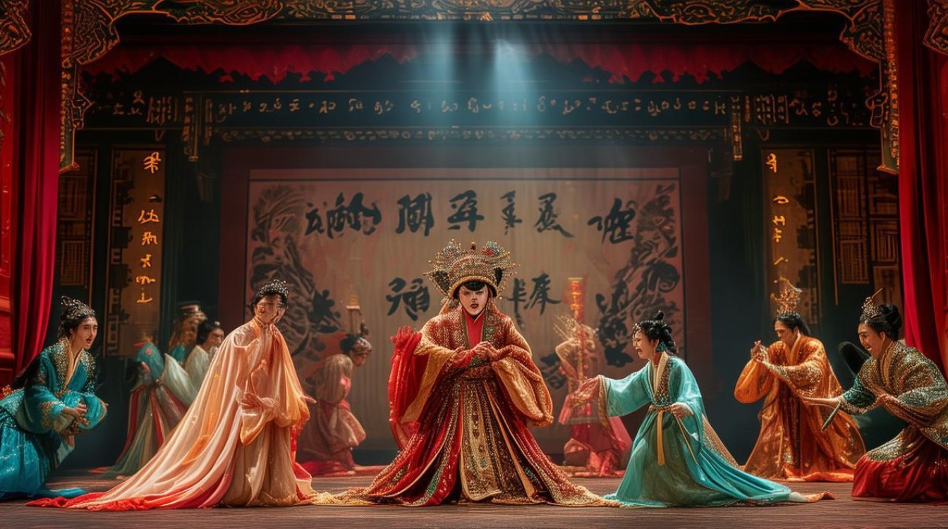 戏曲贺后骂殿全场