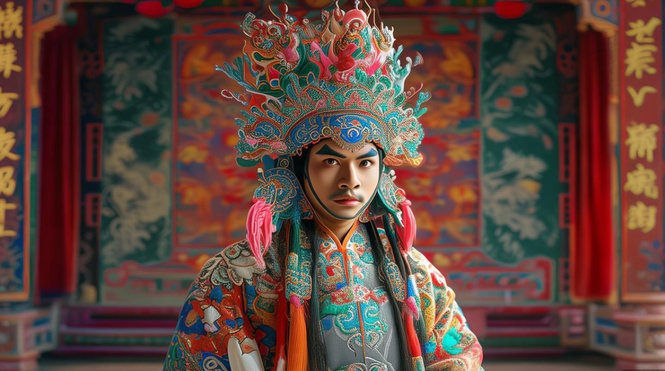 锁五龙京剧净