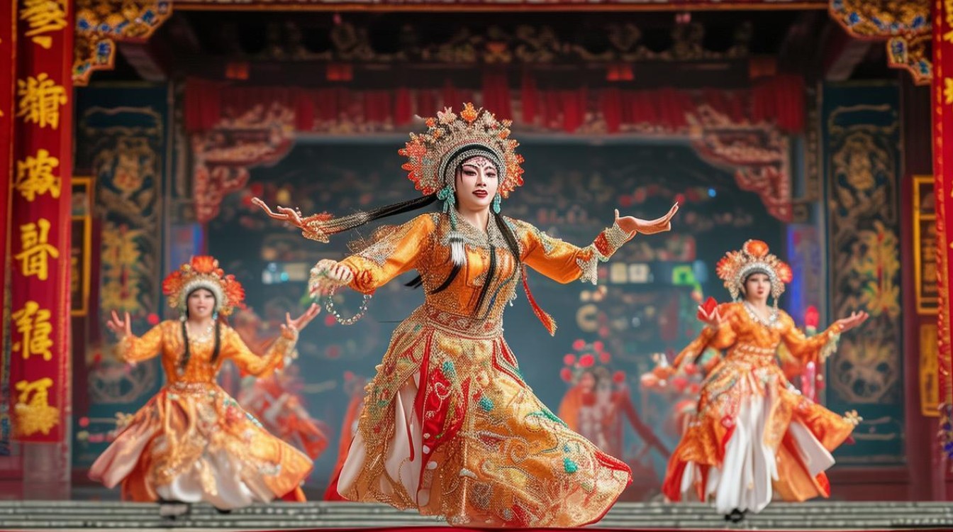 河南戏曲豫剧打金芝