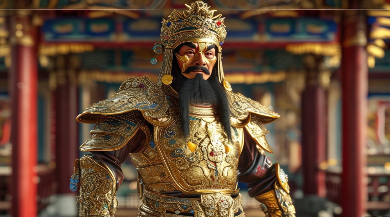 戏曲净角金将的图片