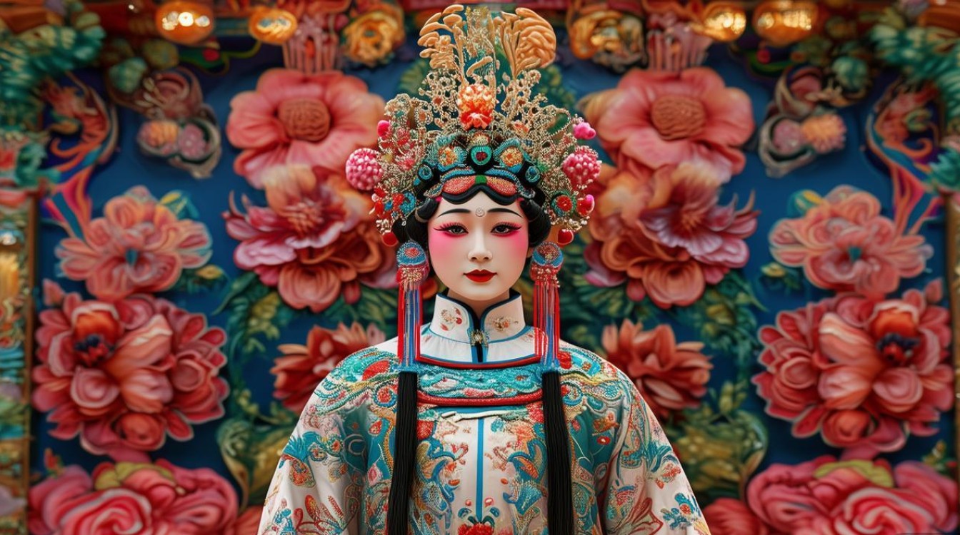 豫剧站花墙高玉荣