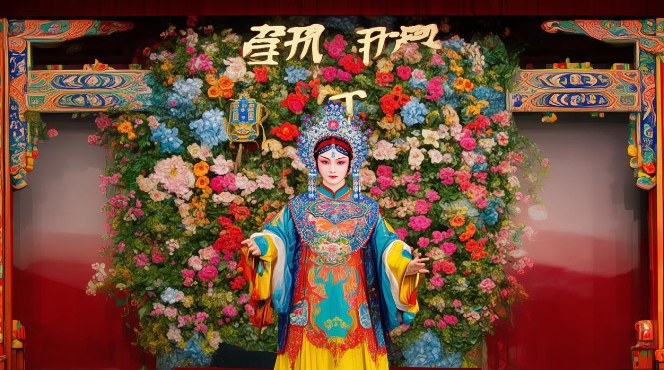 豫剧站花墙高玉荣