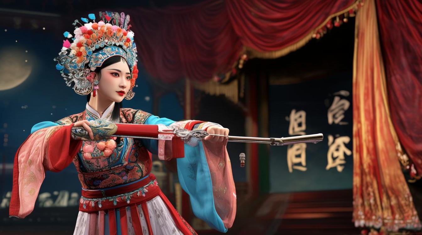 豫剧高玉秋对花枪