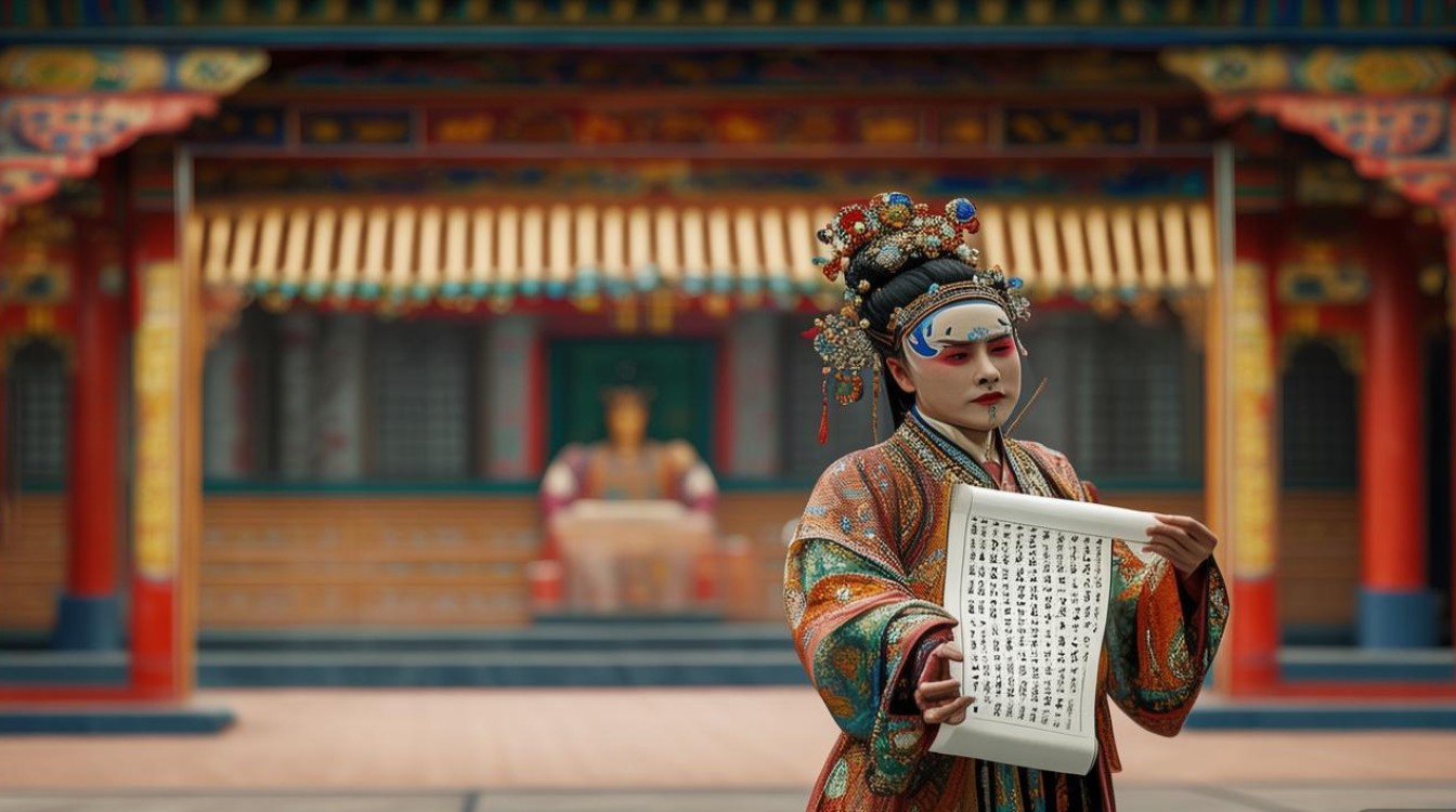 豫剧五世请缨戏词怀抱