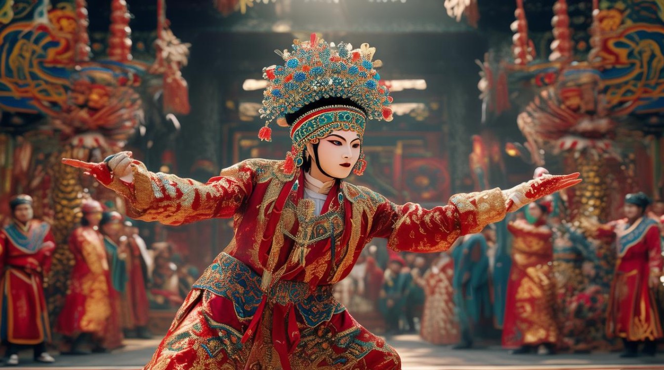 京剧全场遇皇后打龙袍