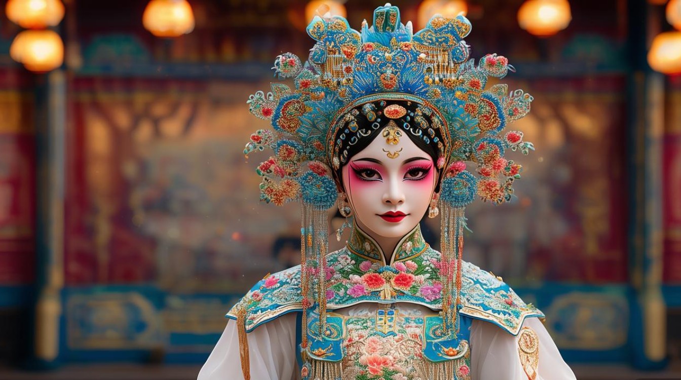 京剧天女散花服装图片