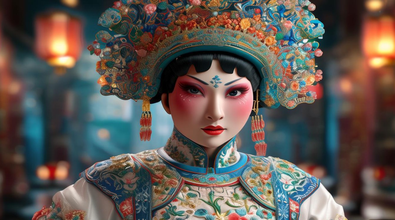 京剧天女散花服装图片