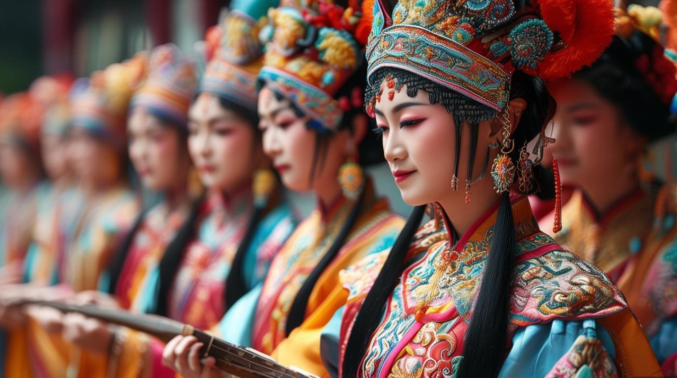 河南戏曲美女唢呐队