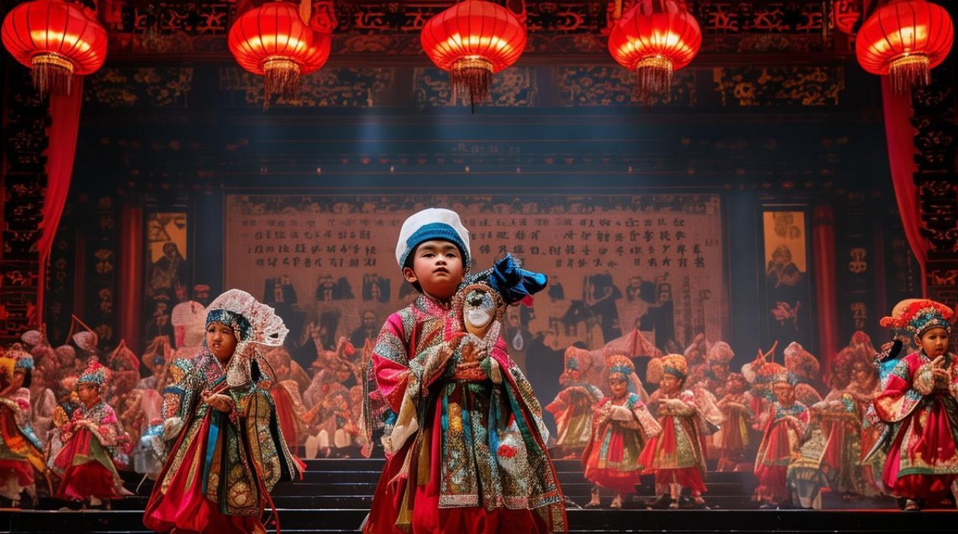 京剧小小梨园情串词