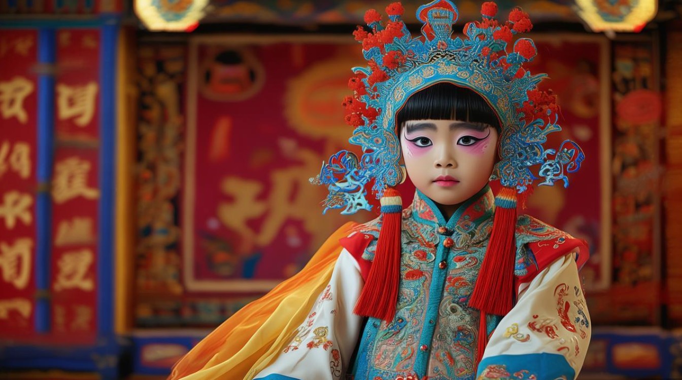 京剧儿童贵妃醉酒图片