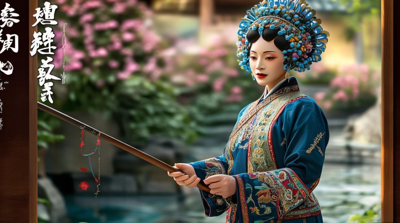 京剧老旦沈文丽钓