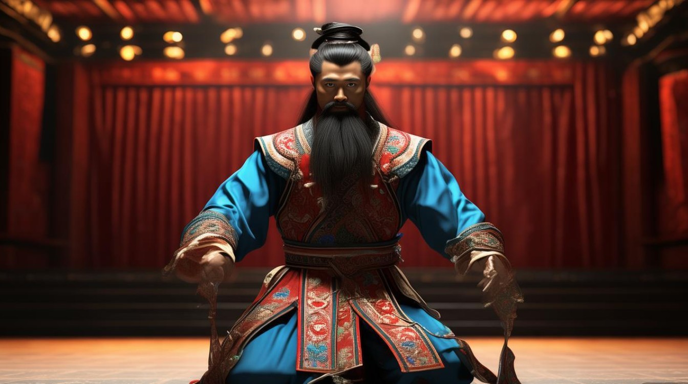 戏曲中男性的跪