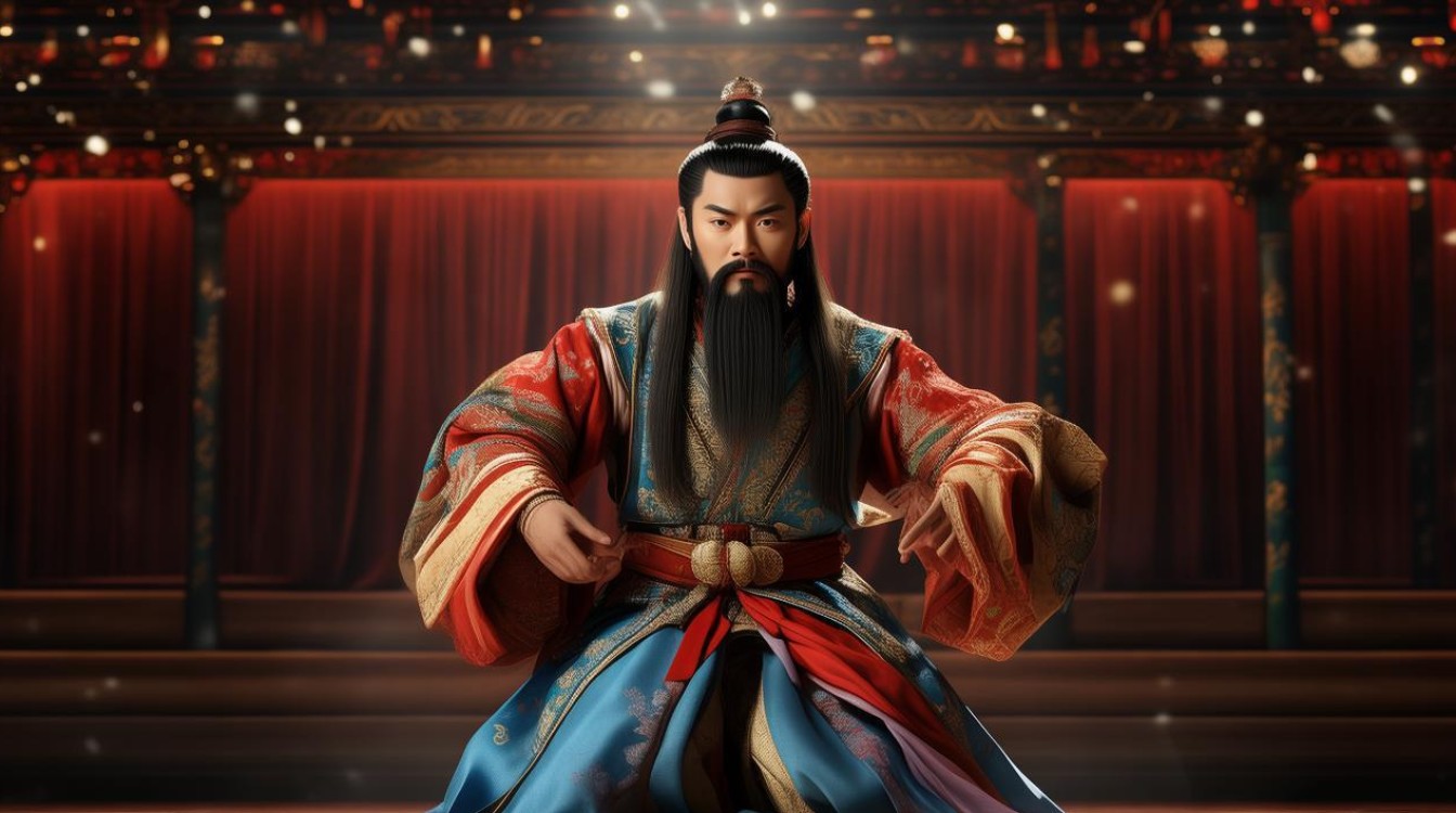 戏曲中男性的跪