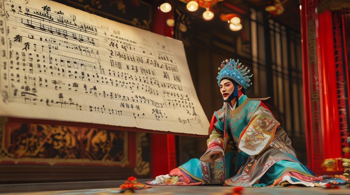 京剧曲谱 敬德装疯