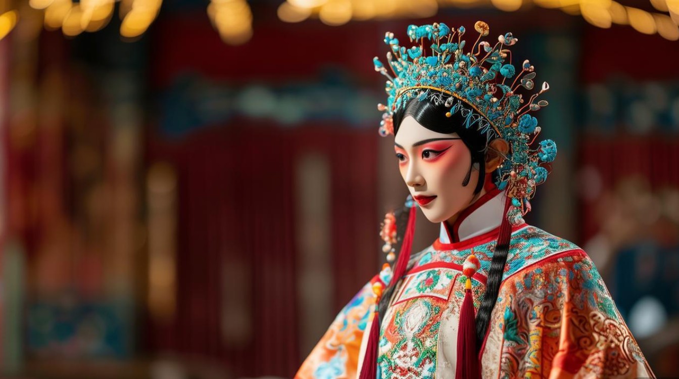谭富英京剧站立在