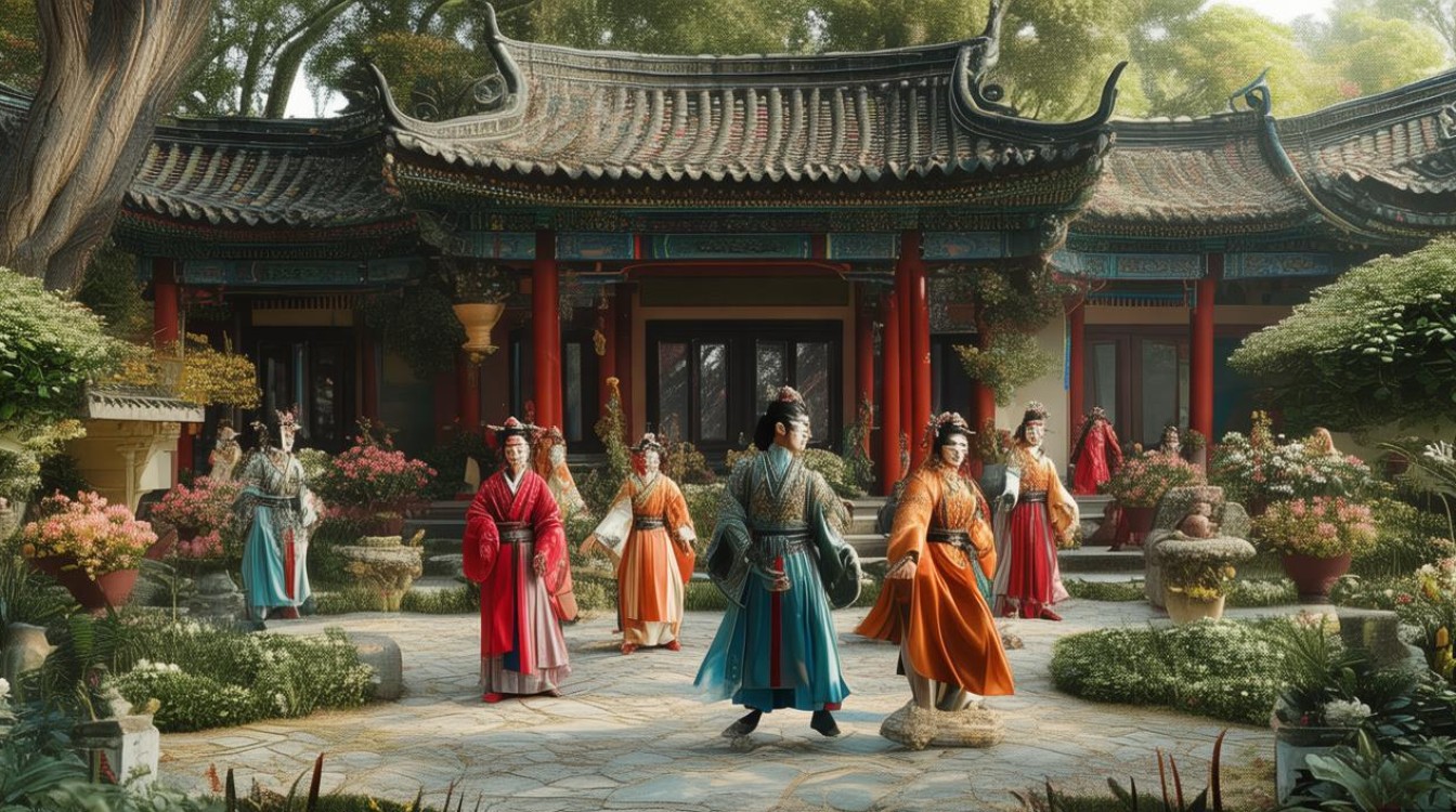 传统戏曲游花园