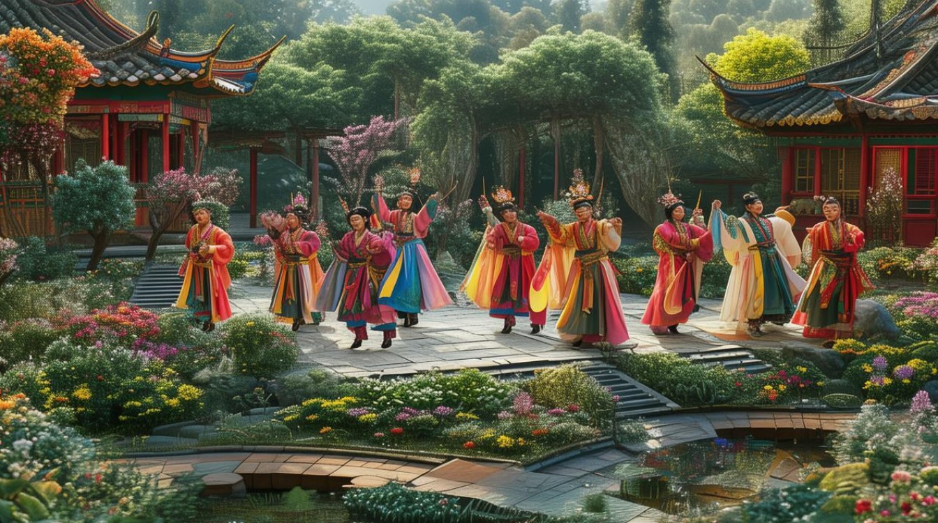 传统戏曲游花园