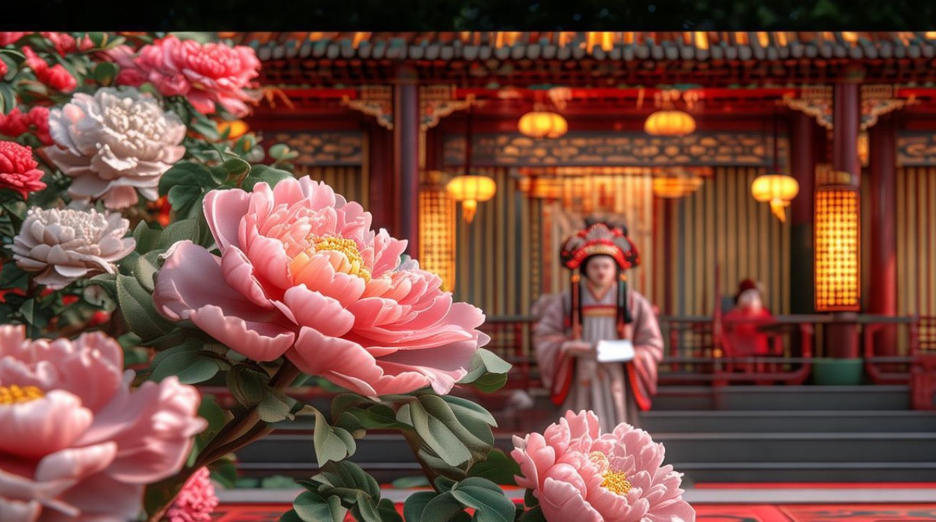 京剧芍药开牡丹放伴奏