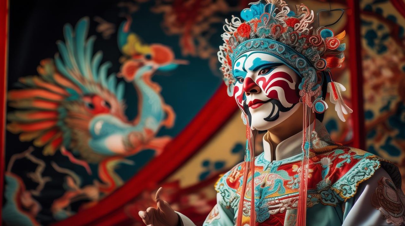 凤还巢京剧扮相致辞