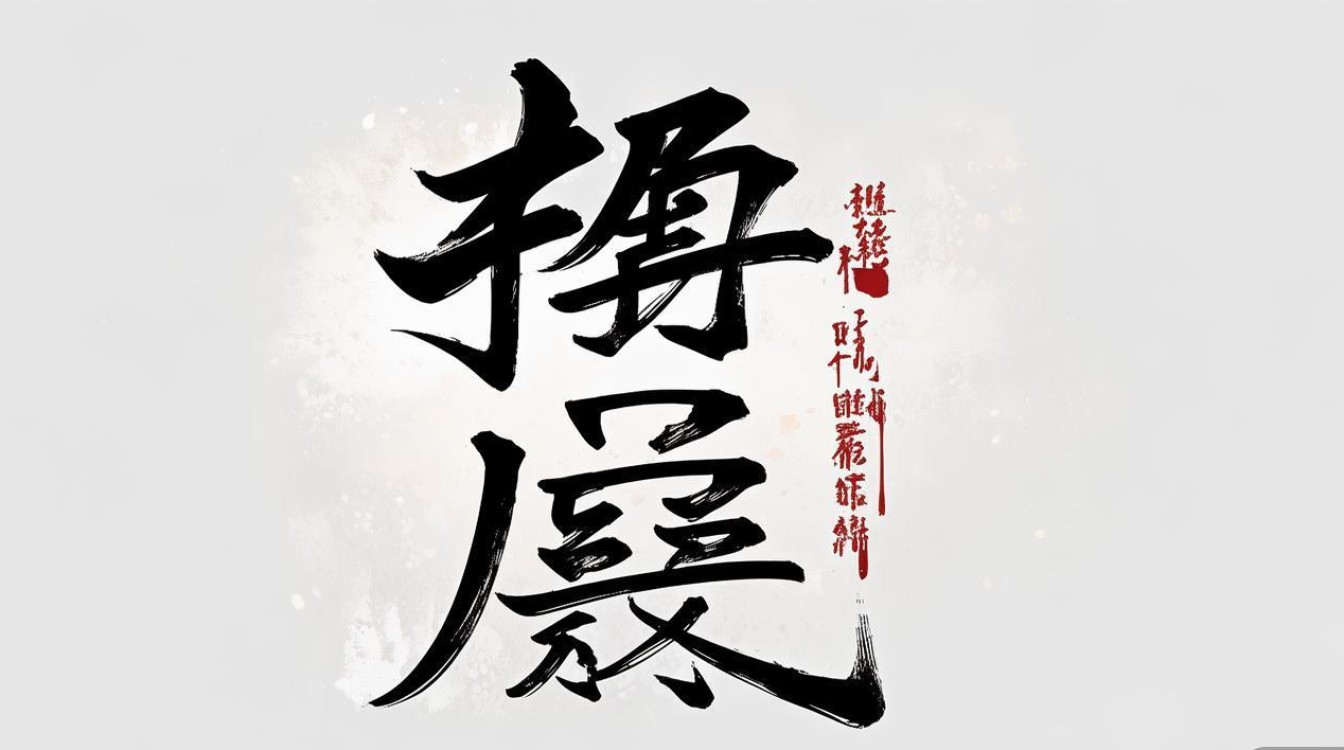 京剧俩字艺术字体