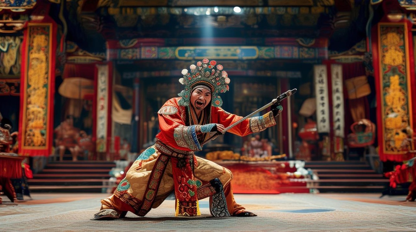 秦腔戏曲 砍门槛