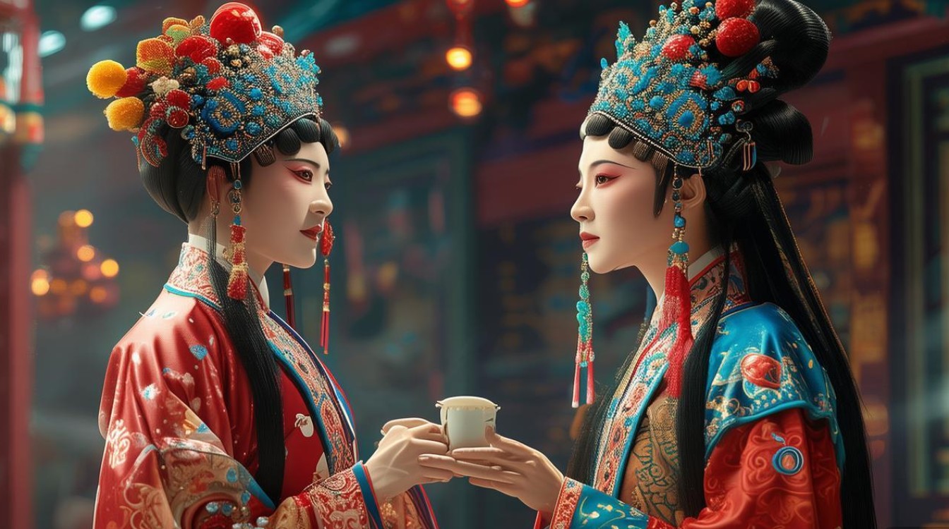 京剧吴国太给赵云敬酒