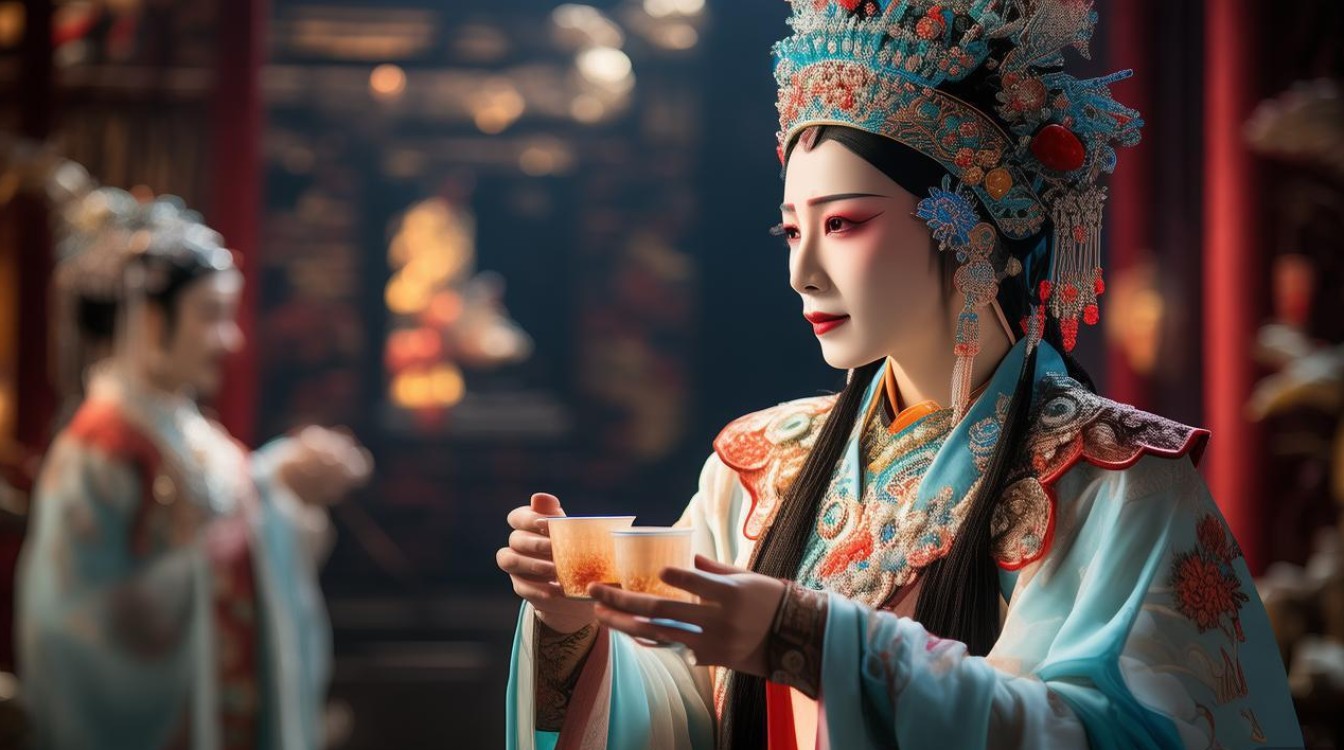 京剧吴国太给赵云敬酒